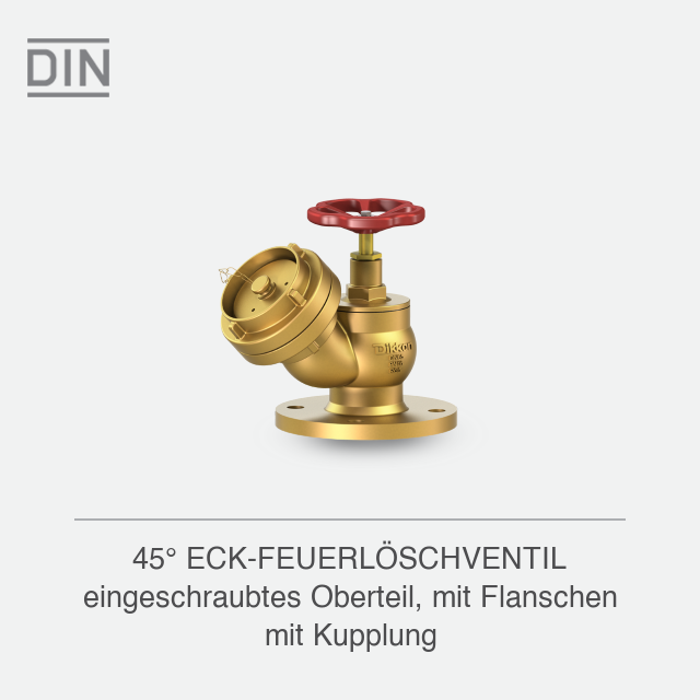 45° Eck-Feuerlöschventil